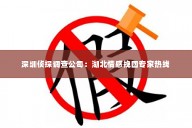 深圳侦探调查公司：湖北情感挽回专家热线